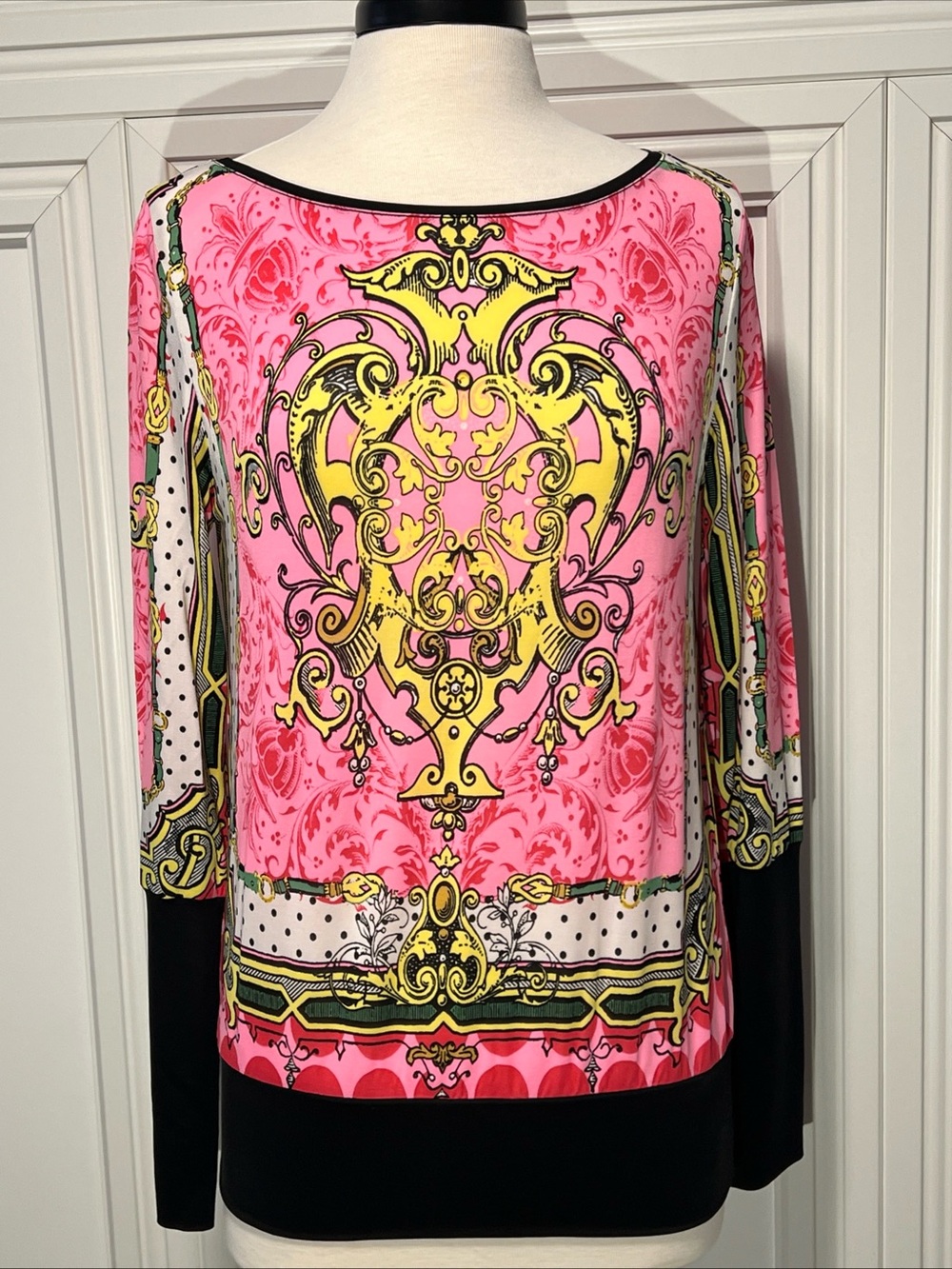 Women's Top by Comma-Made In Greece-Size 36(Versace inspired design style)